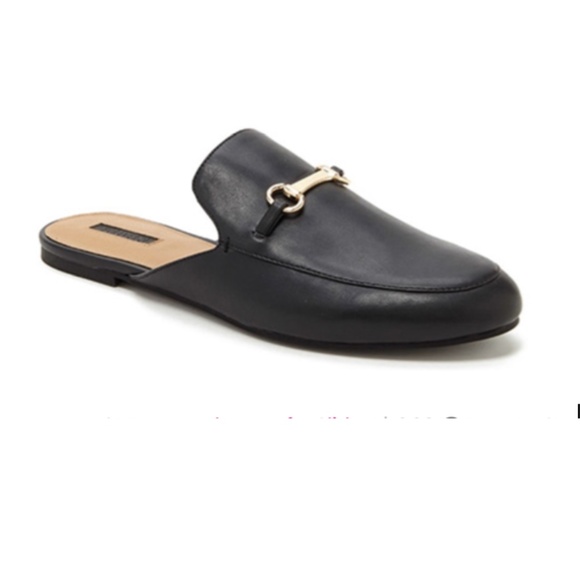 Forever 21 Shoes - Forever 21 EUC Faux Leather Loafer Slides Mules